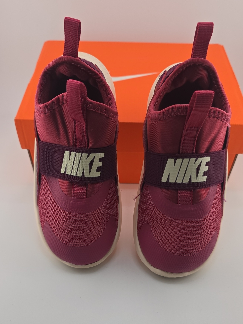 Nike Flex Runner 4GS  Bordeaux/Guava Ice/Sweet Beet Size 9C - Picture 7 of 14